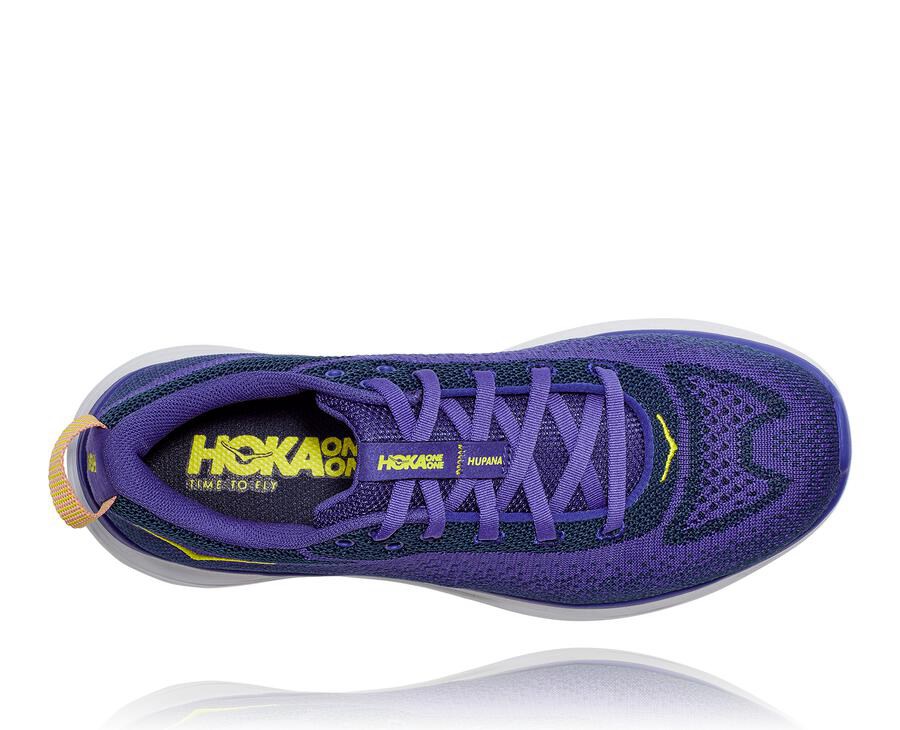 Tenis Hoka One One Mujer Azules/Blancos - Hupana Flow - KQYM92340